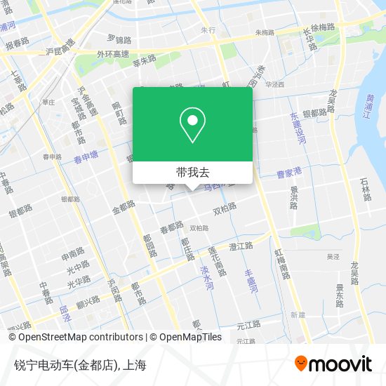 锐宁电动车(金都店)地图