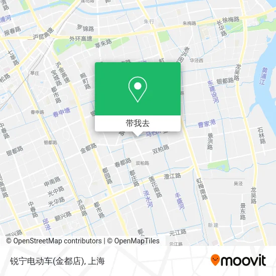 锐宁电动车(金都店)地图