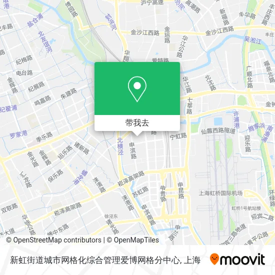 新虹街道城市网格化综合管理爱博网格分中心地图