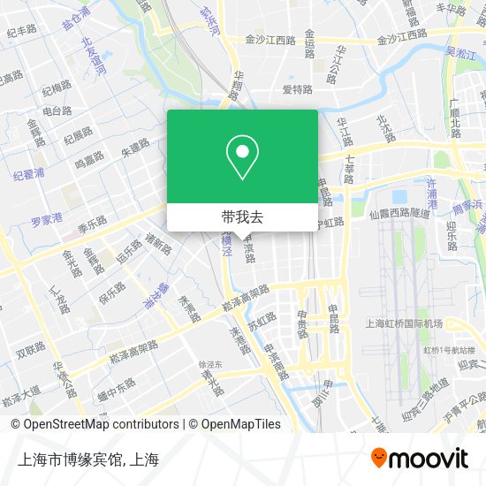 上海市博缘宾馆地图