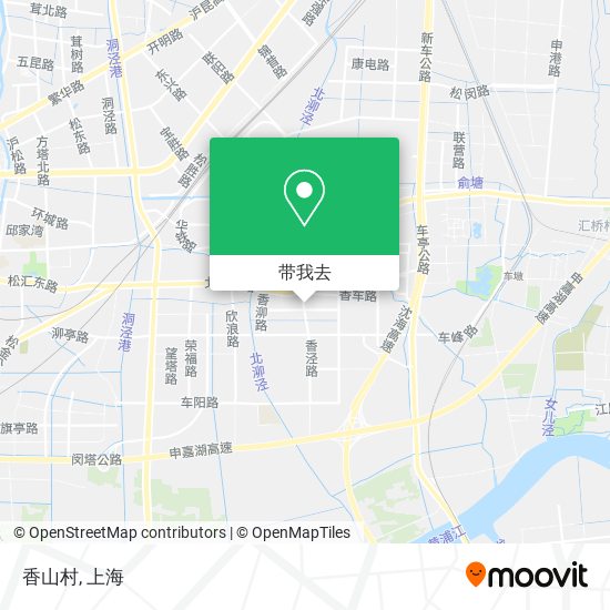 香山村地图