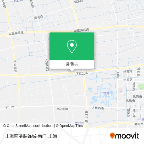 上海两港装饰城-南门地图