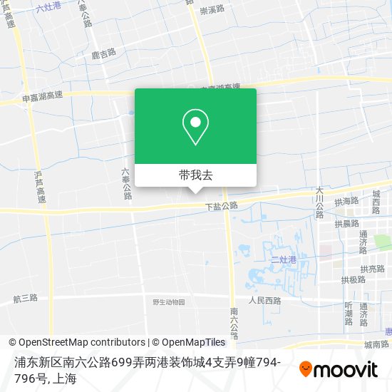 浦东新区南六公路699弄两港装饰城4支弄9幢794-796号地图