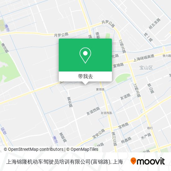 上海锦隆机动车驾驶员培训有限公司(富锦路)地图