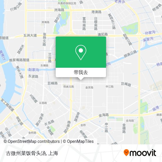 古微州菜饭骨头汤地图