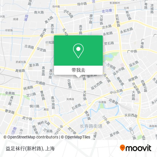 益足袜行(新村路)地图