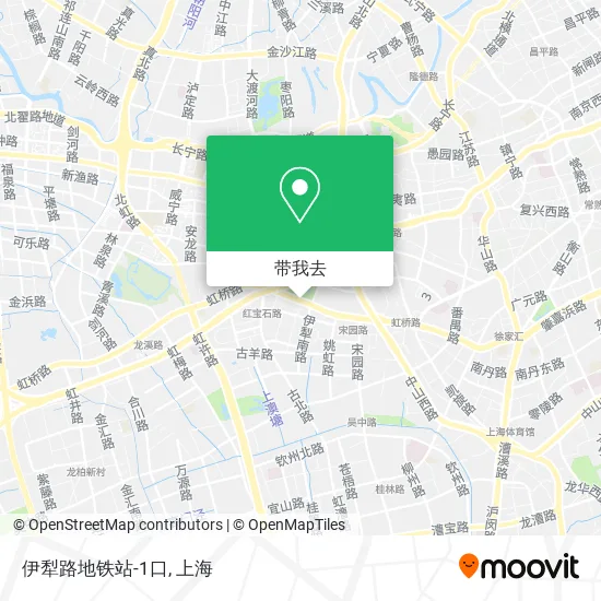 伊犁路地铁站-1口地图