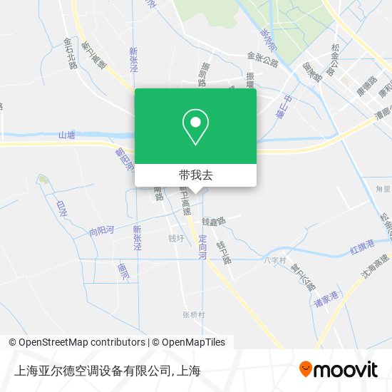 上海亚尔德空调设备有限公司地图