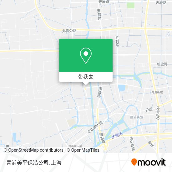 青浦美平保洁公司地图