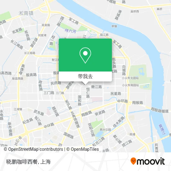 晓鹏咖啡西餐地图