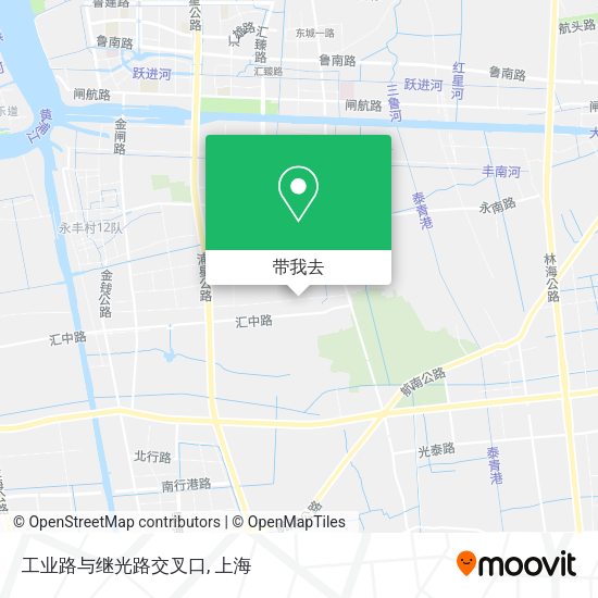 工业路与继光路交叉口地图