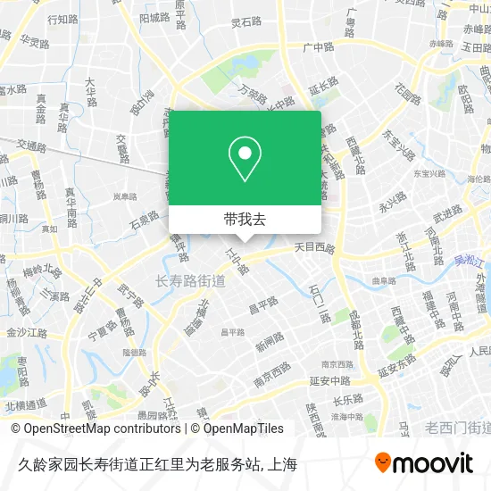 久龄家园长寿街道正红里为老服务站地图