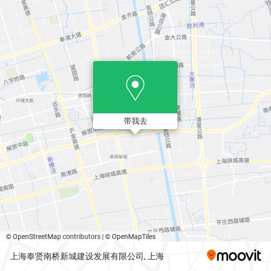 上海奉贤南桥新城建设发展有限公司地图