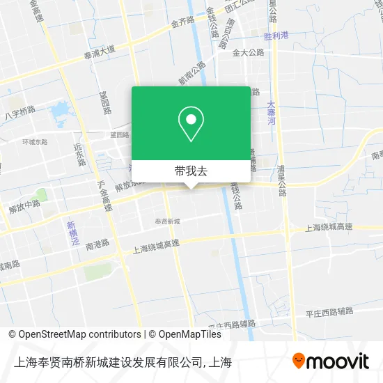 上海奉贤南桥新城建设发展有限公司地图