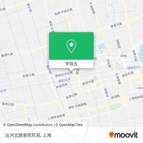 运河北路新民旺苑地图