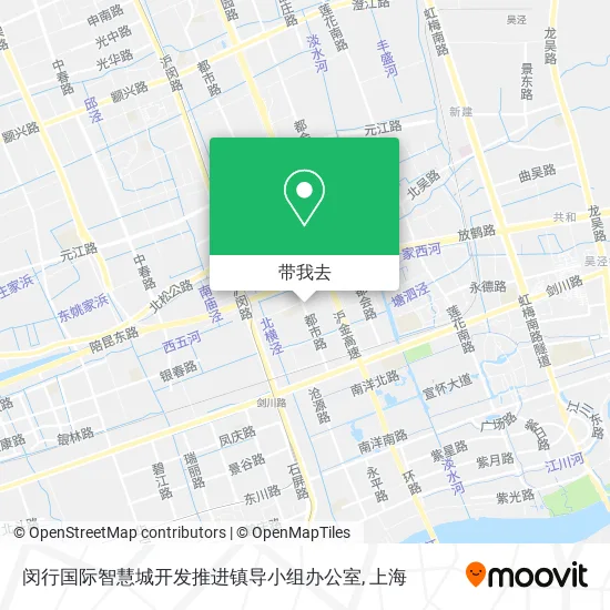 闵行国际智慧城开发推进镇导小组办公室地图