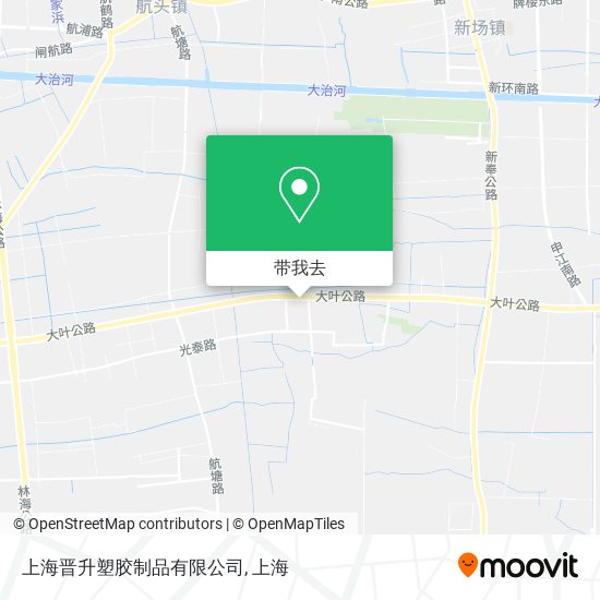 上海晋升塑胶制品有限公司地图