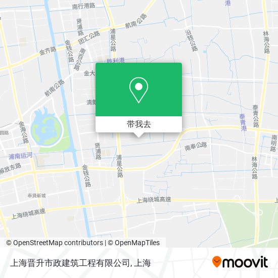 上海晋升市政建筑工程有限公司地图