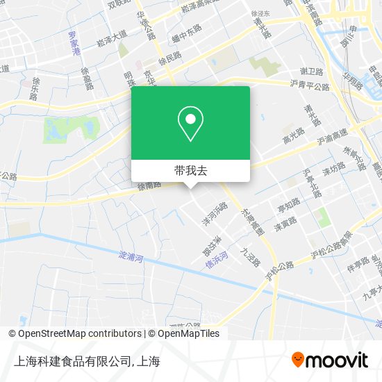 上海科建食品有限公司地图
