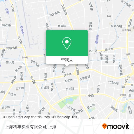 上海科丰实业有限公司地图