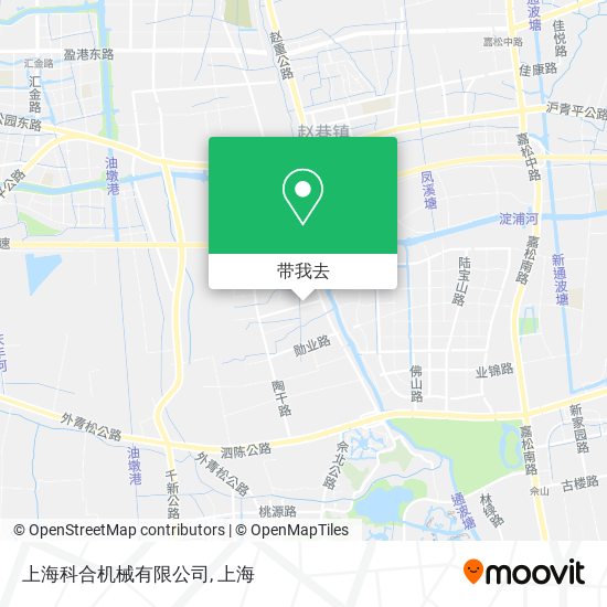 上海科合机械有限公司地图