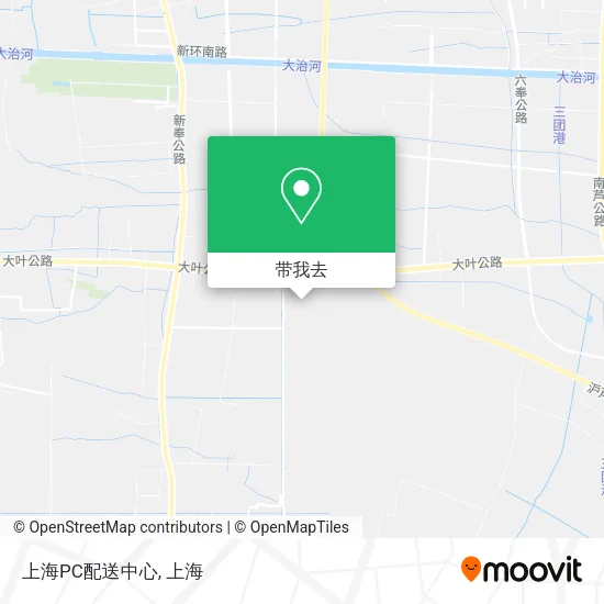 上海PC配送中心地图