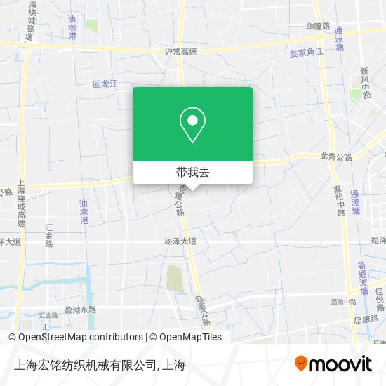 上海宏铭纺织机械有限公司地图
