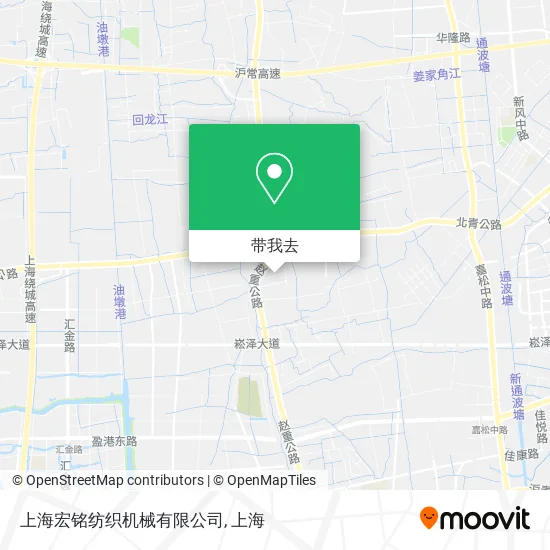 上海宏铭纺织机械有限公司地图