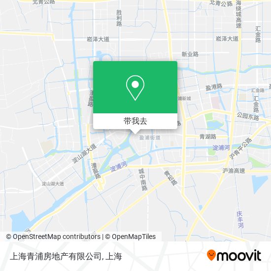 上海青浦房地产有限公司地图