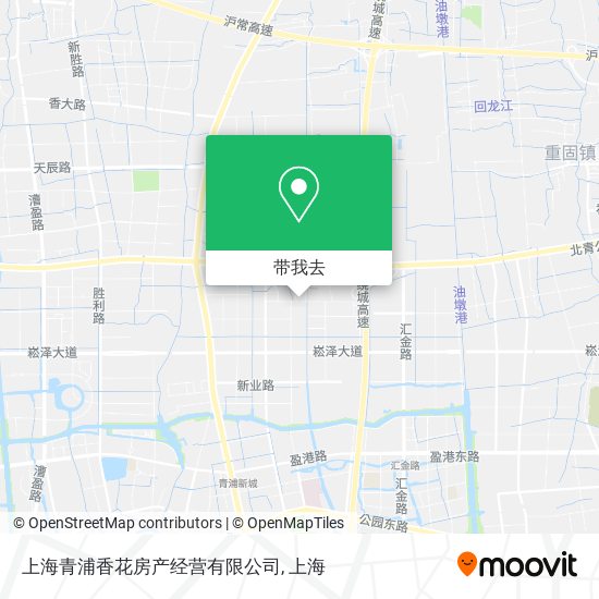 上海青浦香花房产经营有限公司地图