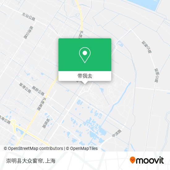 崇明县大众窗帘地图