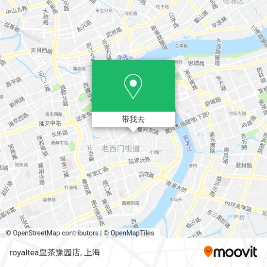 royaltea皇茶豫园店地图