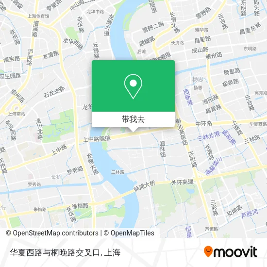 华夏西路与桐晚路交叉口地图
