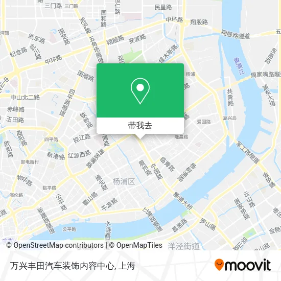 万兴丰田汽车装饰内容中心地图