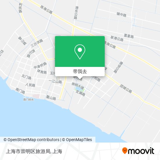 上海市崇明区旅游局地图