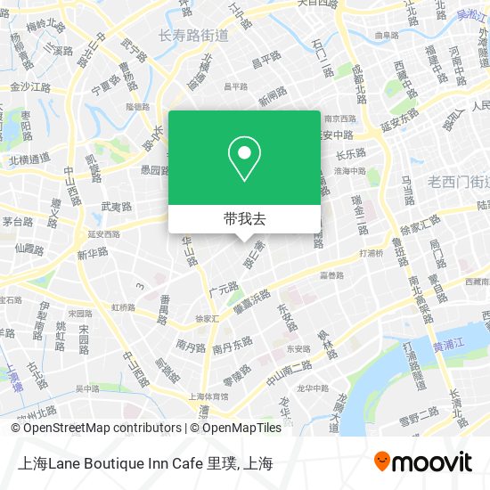 上海Lane Boutique Inn   Cafe 里璞地图