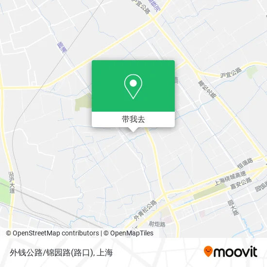 外钱公路/锦园路(路口)地图