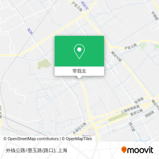 外钱公路/墨玉路(路口)地图