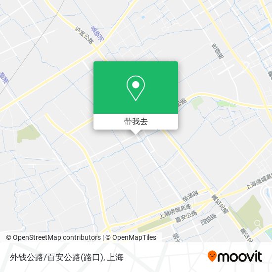 外钱公路/百安公路(路口)地图