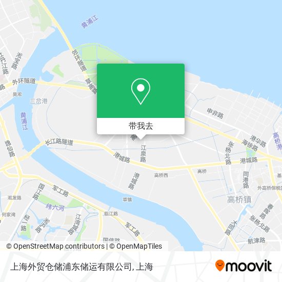 上海外贸仓储浦东储运有限公司地图