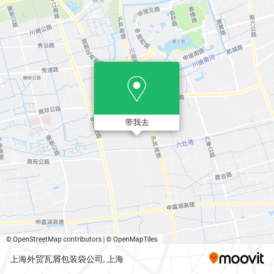 上海外贸瓦屑包装袋公司地图