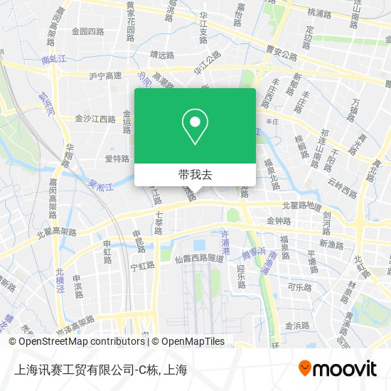 上海讯赛工贸有限公司-C栋地图