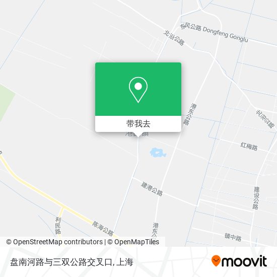 盘南河路与三双公路交叉口地图