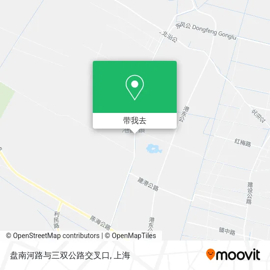 盘南河路与三双公路交叉口地图