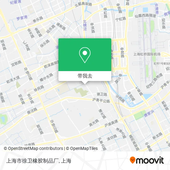 上海市徐卫橡胶制品厂地图