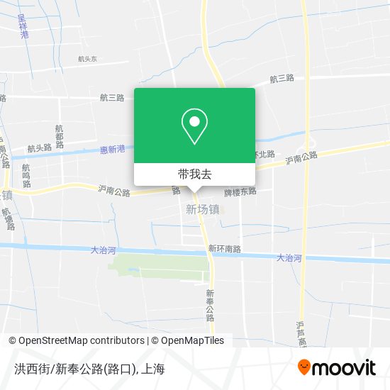 洪西街/新奉公路(路口)地图