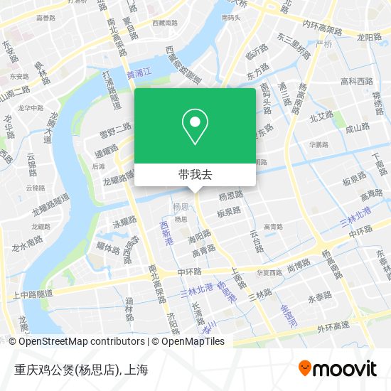 重庆鸡公煲(杨思店)地图