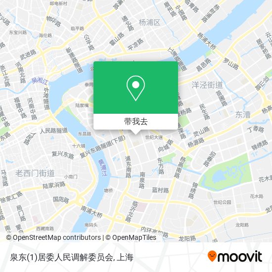 泉东(1)居委人民调解委员会地图