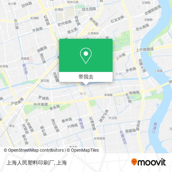上海人民塑料印刷厂地图