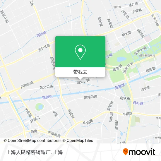 上海人民精密铸造厂地图